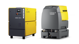 Olievrije zuigercompressoren als complete installaties van Kaeser Kompressoren.