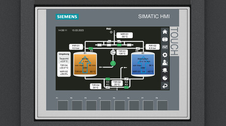 CALOSEC CONTROL voor de intuïtieve sturing van de CALOSEC-serie.