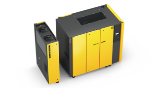 CSDX-schroefcompressor met aangebouwde droger.