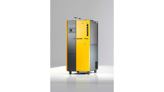 Droger met latente warmteopslag Secotec TF voor persluchtbehandeling