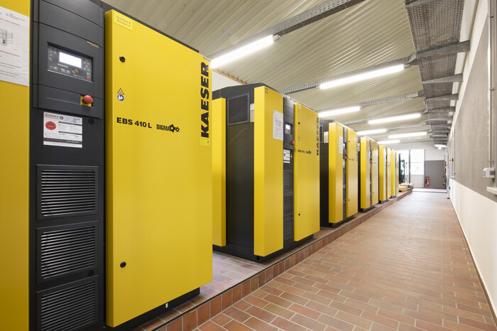 Energiebesparende werking met de EBS-schroefblowers van KAESER.