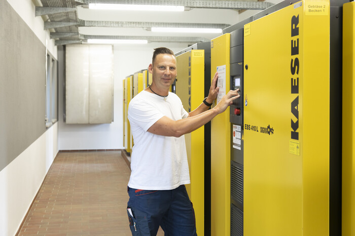 Zes EBS-schroefblowers van KAESER.