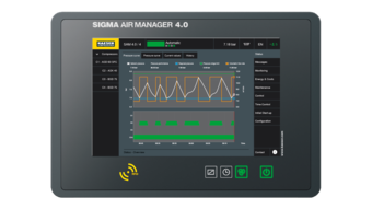 Master controller SIGMA AIR MANAGER 4.0 van KAESER KOMPRESSOREN.