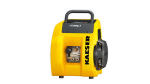 De draagbare versie van de i.Comp 3-zuigercompressor van Kaeser Kompressoren.