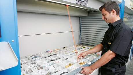 Supermoderne logistiek voor onderdelen